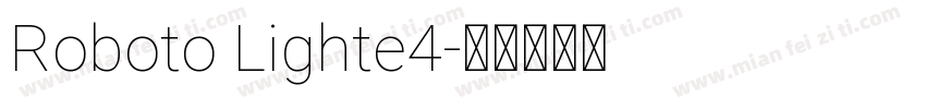 Roboto Lighte4字体转换